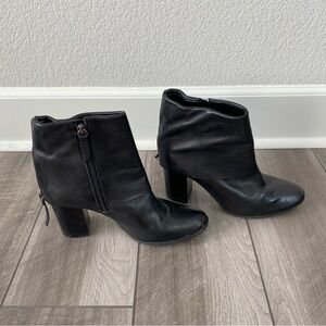 Schutz Black Booties Size 9